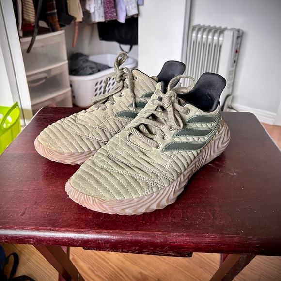 US 9.5 Adidas Sobakov Raw Khaki Cargo - Picture 1 of 6